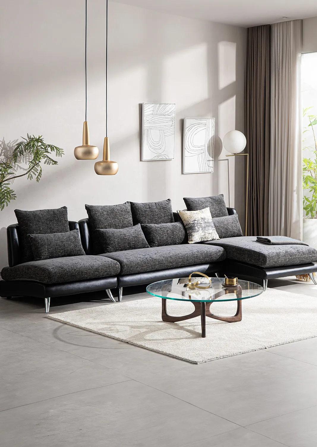 ソファー　おしゃれ　アルモニア　ダイニング　リビング STYLING GREIGE LIVING 01 ｜【アルモニア公式】ソファ中心の