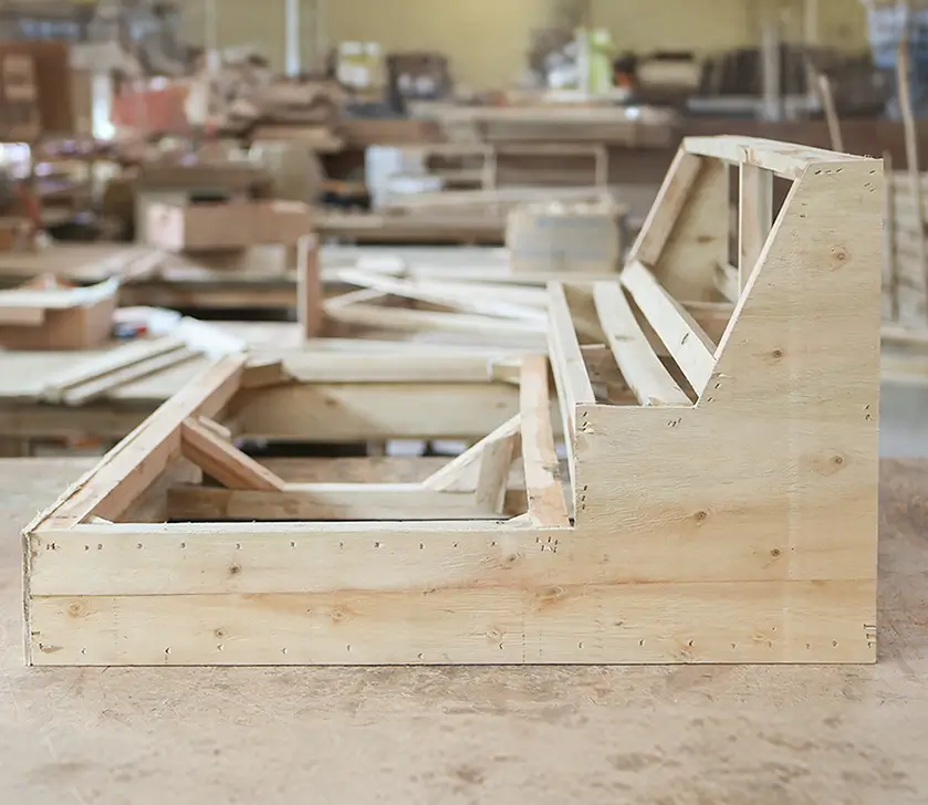 厳選された素材と内部構造