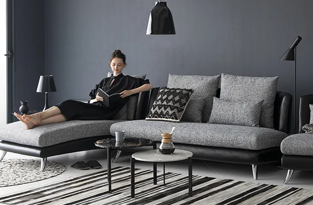 ストレートソファとカウチソファ